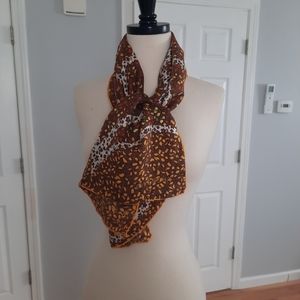 Givenchy handrolled silk scarf